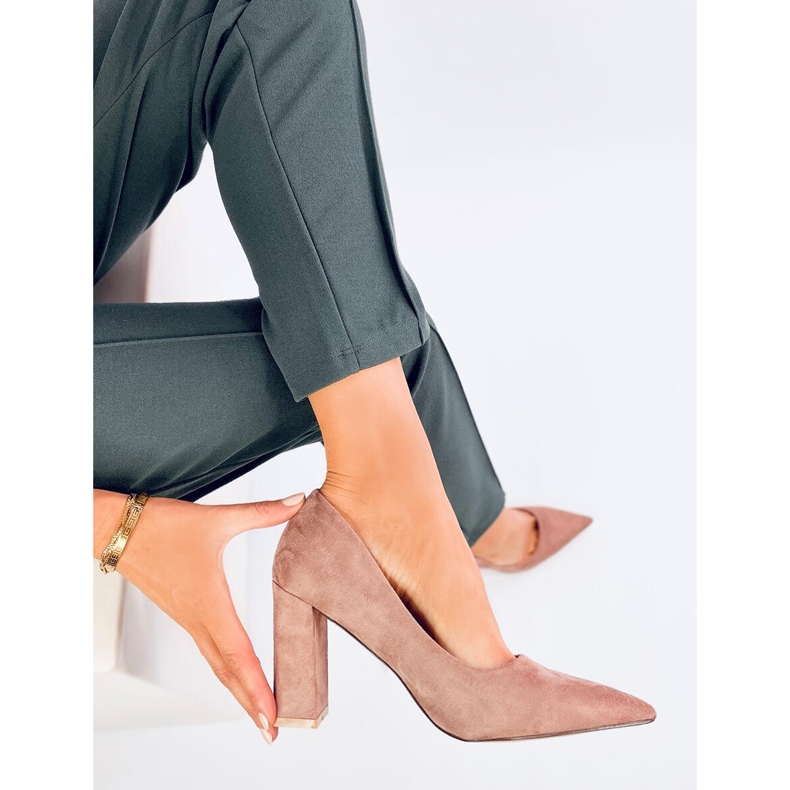 Pompe stiletto Verizon Nude roz 1