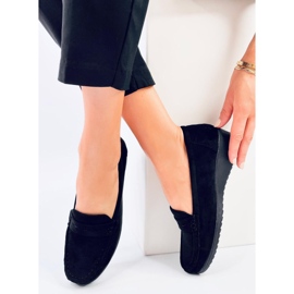 Mocasini cu pană Vegar Black negru 2