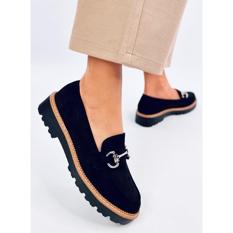 Mocasini de dama Clays Black negru 2