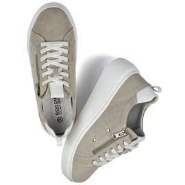 Pantofi sport dama din piele gri 1 Pantofi sport dama din piele gri 1