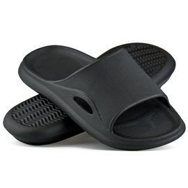 Șlapi negri pentru piscină negru 1