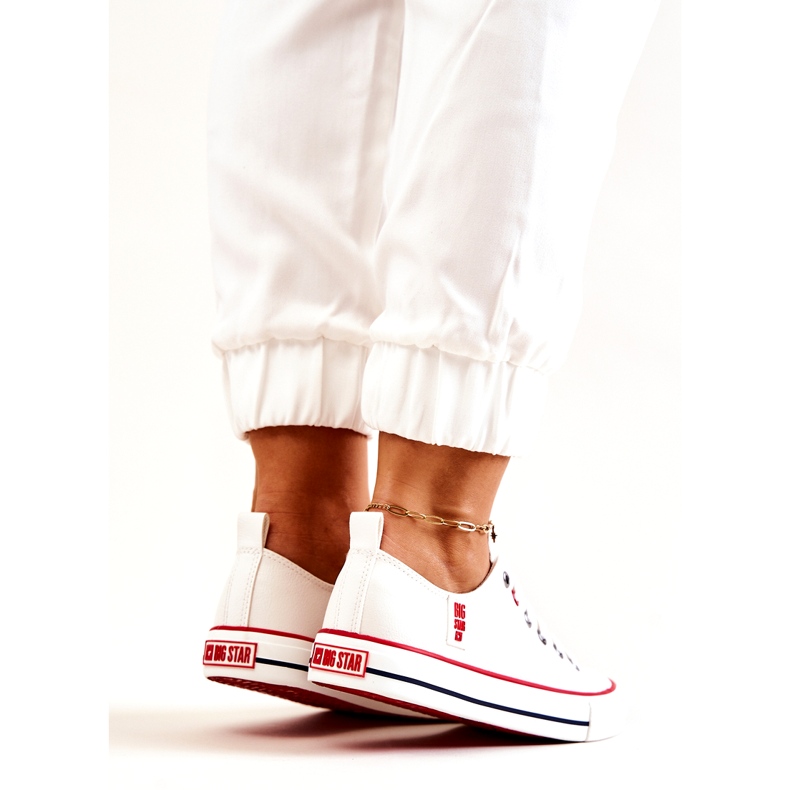 Tenisi din piele Big Star JJ274130 Alb 3