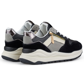 Pantofi sport casual dama, adidasi negri negru 1