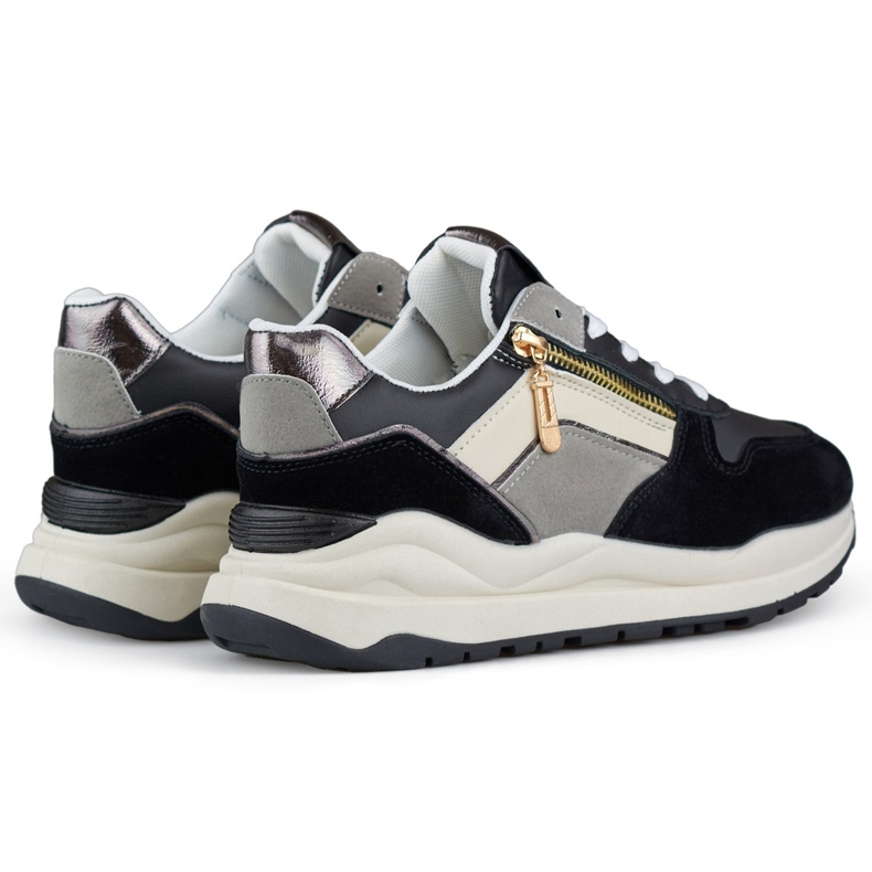 Pantofi sport casual dama, adidasi negri negru 1