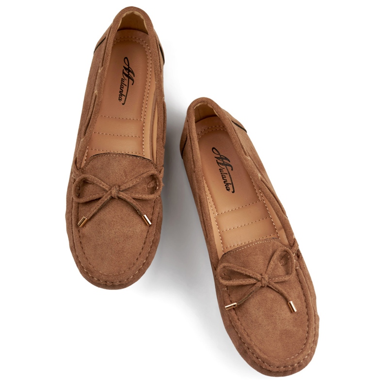 Mocasini casual dama, piele intoarsa, mocasini comozi dama bej 1 Mocasini casual dama, piele intoarsa, mocasini comozi dama bej 1