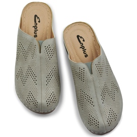 Flip-flops pentru sănătatea femeilor cu degetele închise gri 1