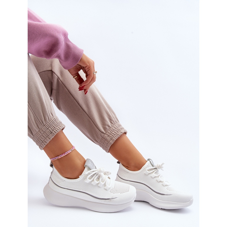 Pantofi sport de damă Big Star NN274662 Alb 2