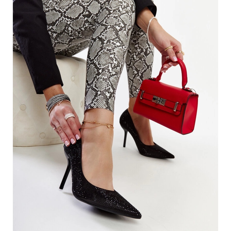 Tocuri înalte Liena negre negru 1