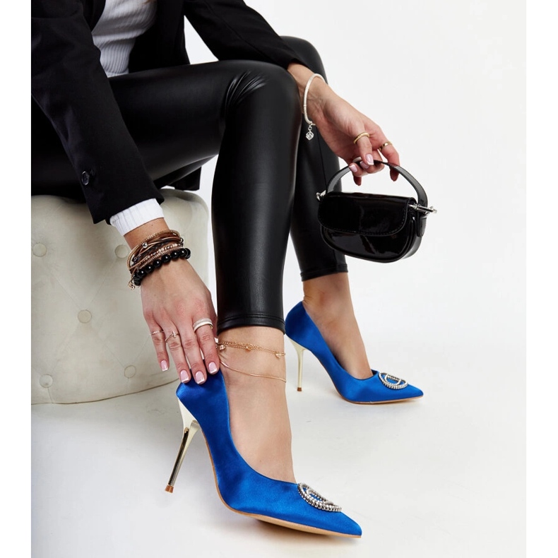 Tocuri Elife albastre cu zirconiu cubic albastru 1