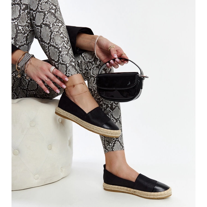 Espadrile Carugo negre negru 1