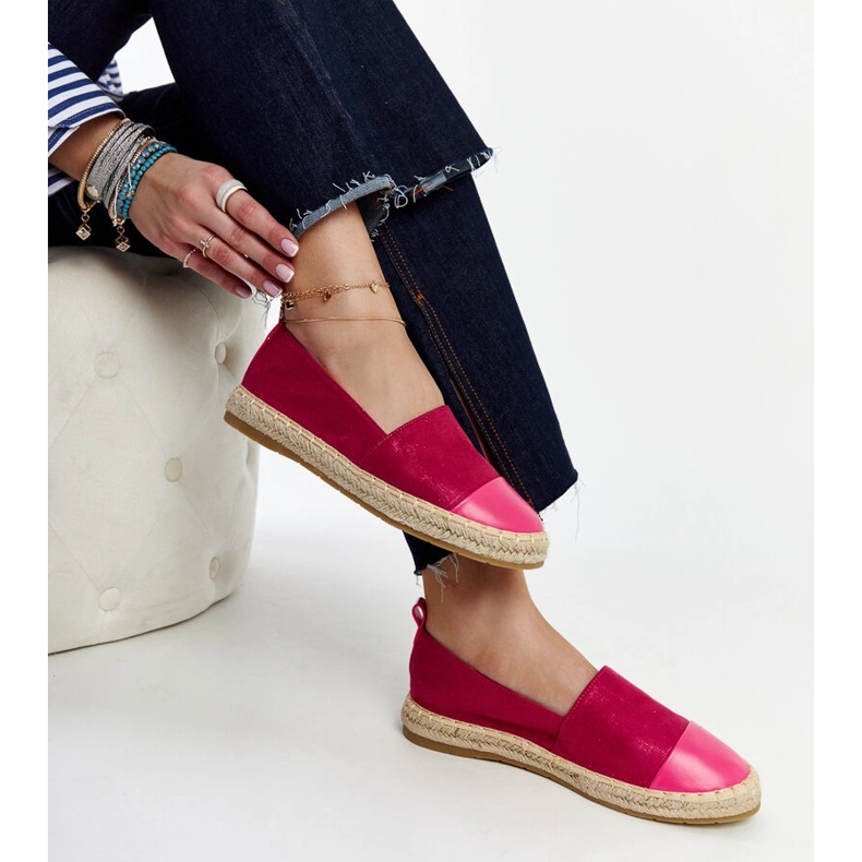 Espadrile Carugo roz 1
