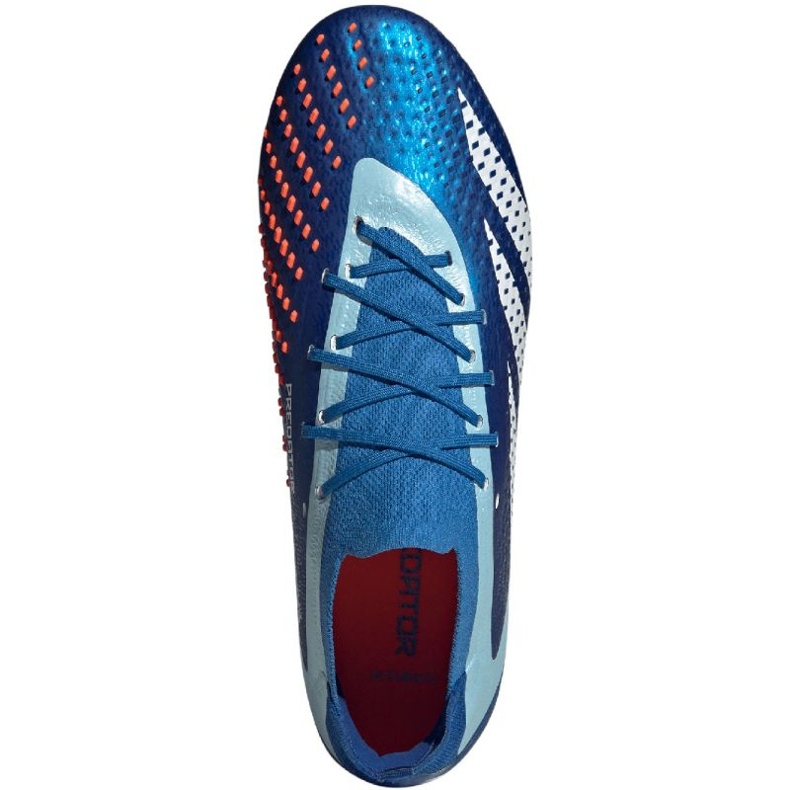 Pantofi de fotbal Adidas Predator Accuracy.1 L Fg M GZ0031 albastru 1
