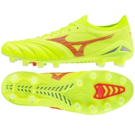 Pantofi de fotbal Mizuno Morelia Neo Vi Beta Japan Mix Md M P1GA244045 galben 1