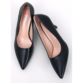 Pompe cu toc mic Lauryn Black negru 1