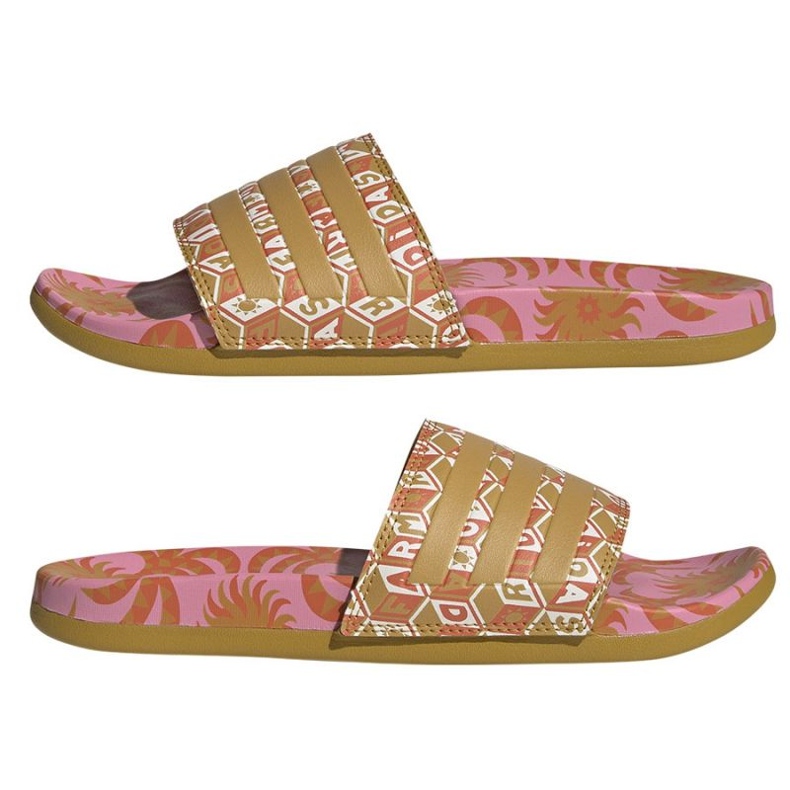 Slapi Adidas Adilette Comfort IG1269 maro bej și maro 1
