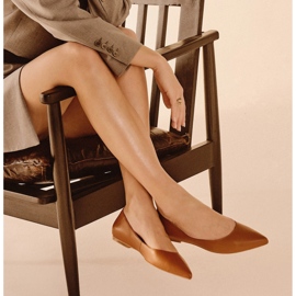 Marco Shoes Balerini subtile maro 2