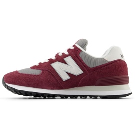 Pantofi New Balance U574BGH Burgundy roșu 1