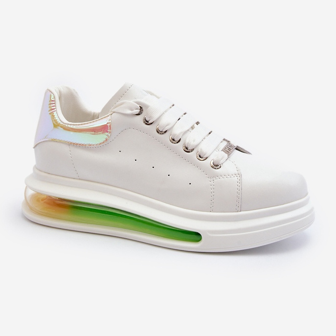 Pantofi de damă din piele GOE NN2N4029 alb 2