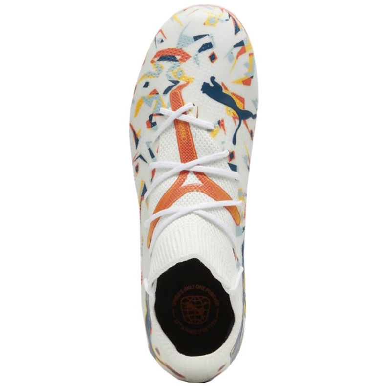 Pantofi de fotbal Puma Future 7 Match Creativity FG/AG 107846 01 alb 1