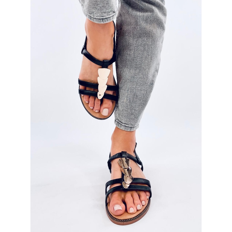 Sandale dama Hermine Black negru 1