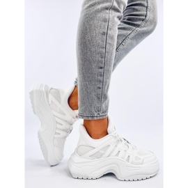 Tenisi cu pană Nuthall White alb 2