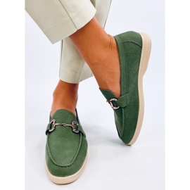 Mocasini de dama Milva Green verde 2