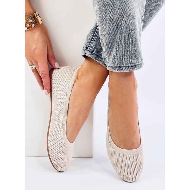 Cavaday balerini sosete bej 2