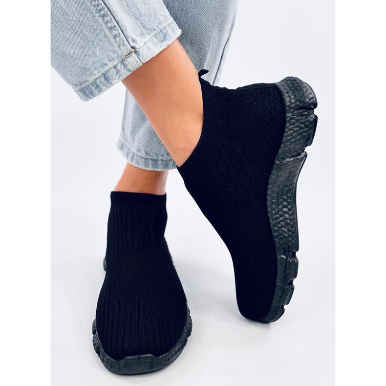 Darts Pantofi sport cu șosetă neagră negru 1 Darts Pantofi sport cu șosetă neagră negru 1