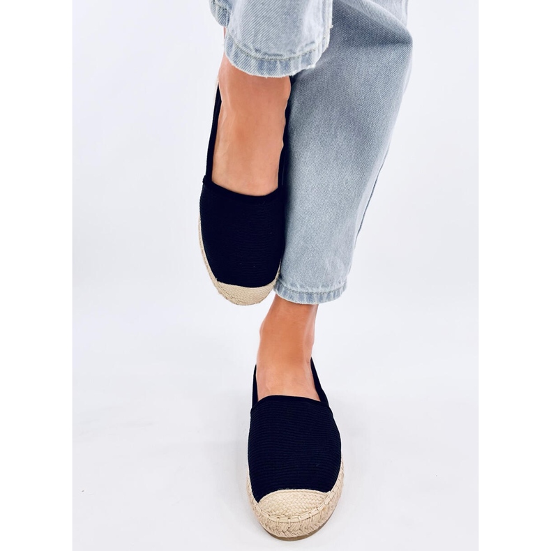 Espadrile din pânză de damă Haydon Black negru 1