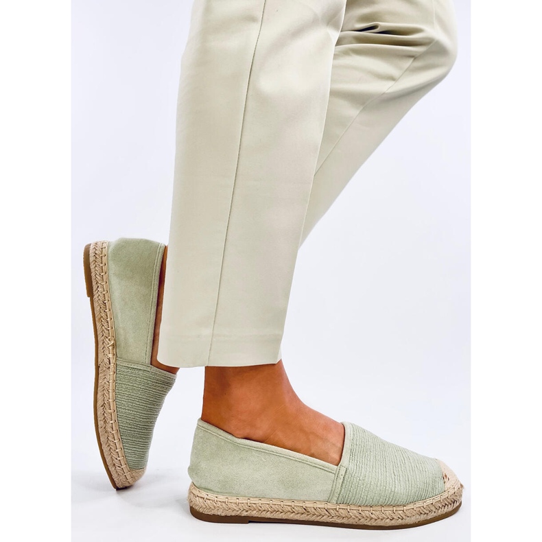 Espadrile de pânză de damă Haydon Green verde 2 Espadrile de pânză de damă Haydon Green verde 2