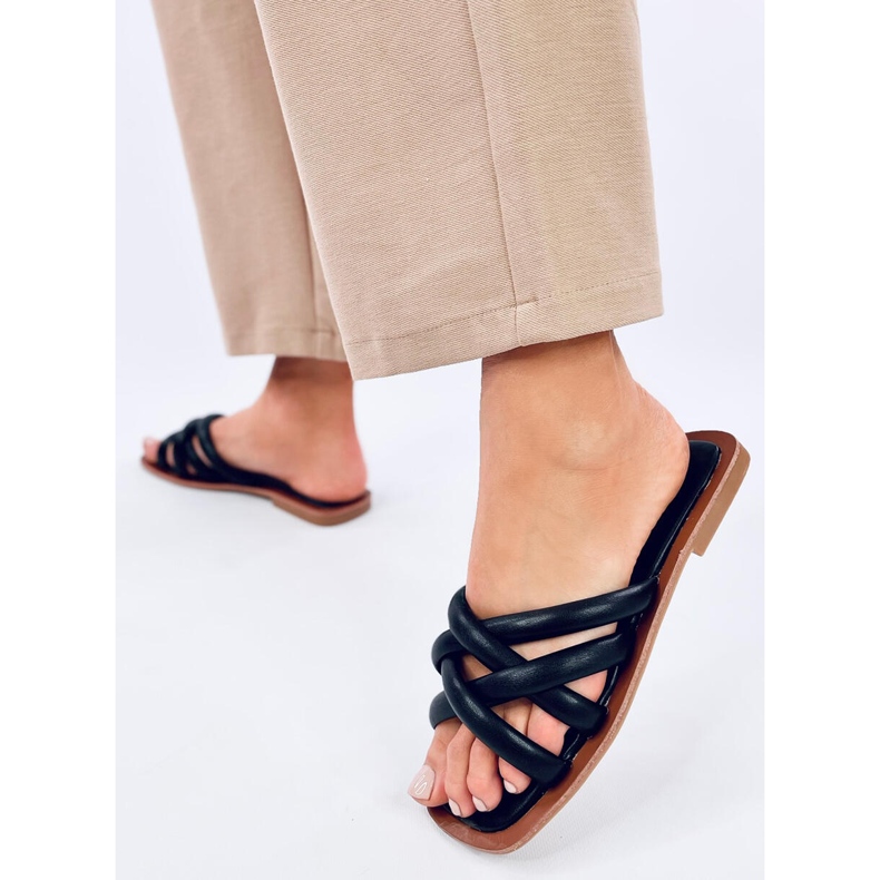 Papuci de dama Zola Black negru 2 Papuci de dama Zola Black negru 2