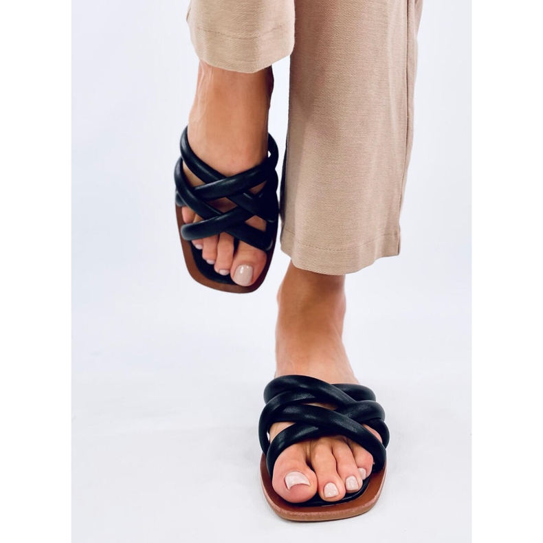 Papuci de dama Zola Black negru 1 Papuci de dama Zola Black negru 1