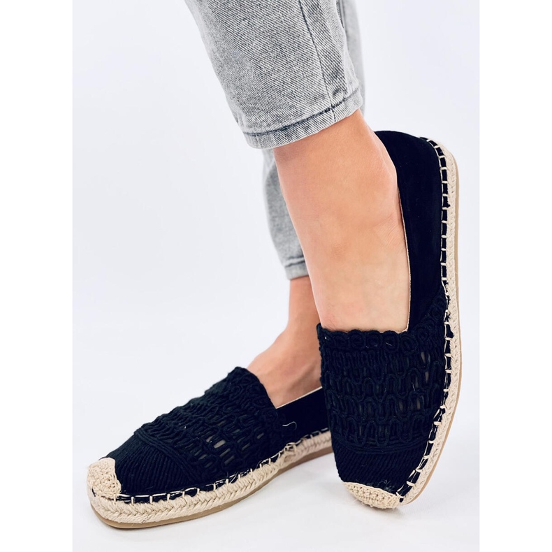 Espadrile dama Alicess Black negru 2
