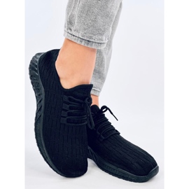 Pantofi sport cu șosete Barkes Allblack negru 1 Pantofi sport cu șosete Barkes Allblack negru 1