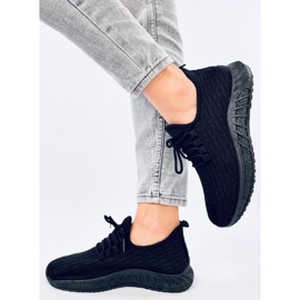 Pantofi sport cu șosete Barkes Allblack negru 2 Pantofi sport cu șosete Barkes Allblack negru 2