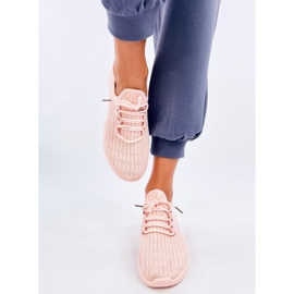 Pantofi sport cu șosete Barkes Pink roz 1 Pantofi sport cu șosete Barkes Pink roz 1