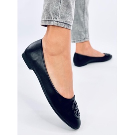 Balerini eleganti Irvina Black negru 2 Balerini eleganti Irvina Black negru 2