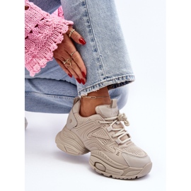 Adidași pe o talpă masivă GOE NN2N4046 Bej 1