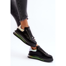 Pantofi de damă din piele GOE NN2N4030 negru 2