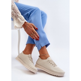 Vinceza Pantofi sport dama din piele pantofi sport bej Lalnai 1 Vinceza Pantofi sport dama din piele pantofi sport bej Lalnai 1