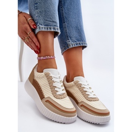 Pantofi Dama Platforma Bej Redala 2