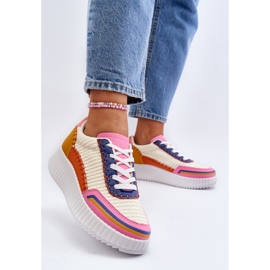 Pantofi Dama Platforma Multicolor Redala 4