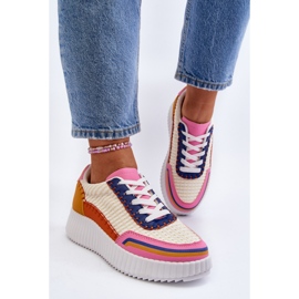 Pantofi Dama Platforma Multicolor Redala 5