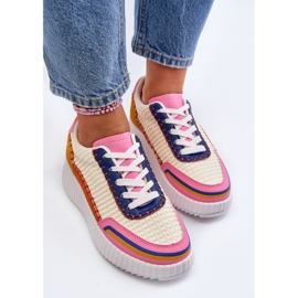 Pantofi Dama Platforma Multicolor Redala 6