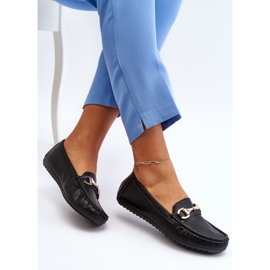 Mocasini clasici din piele ecologică de damă Negru Demese 1 Mocasini clasici din piele ecologică de damă Negru Demese 1