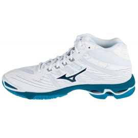 Pantofi de volei Mizuno Wave Voltage Mid M V1GA216586 alb 1