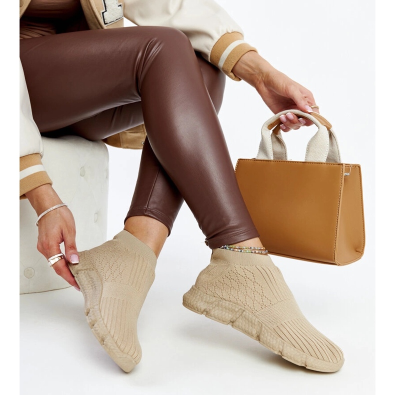 Adidasi sport ușori bej închis de la Vaclav 1