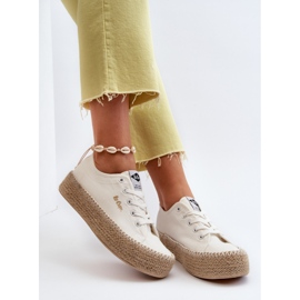 Adidași Lee Cooper LCW-24-44-2410 împletit, alb 1 Adidași Lee Cooper LCW-24-44-2410 împletit, alb 1