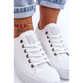 Pantofi de damă cu platformă Big Star LL274A177 alb 3