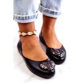 Balerini de cauciuc parfumați de damă ZAXY JJ285046 Negri negru 3